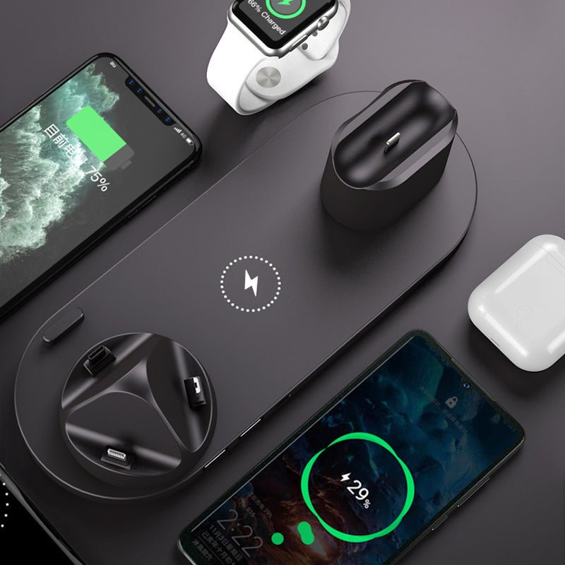 6-in-1 Wireless Charger for iPhone & Devices - Mobyflex