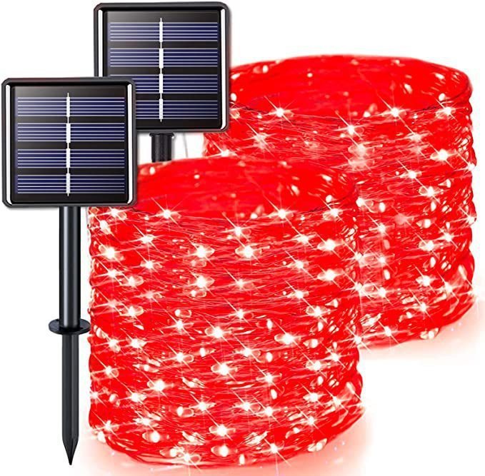 LED Solar Copper Wire Lamp Eight Function Light String - Mobyflex