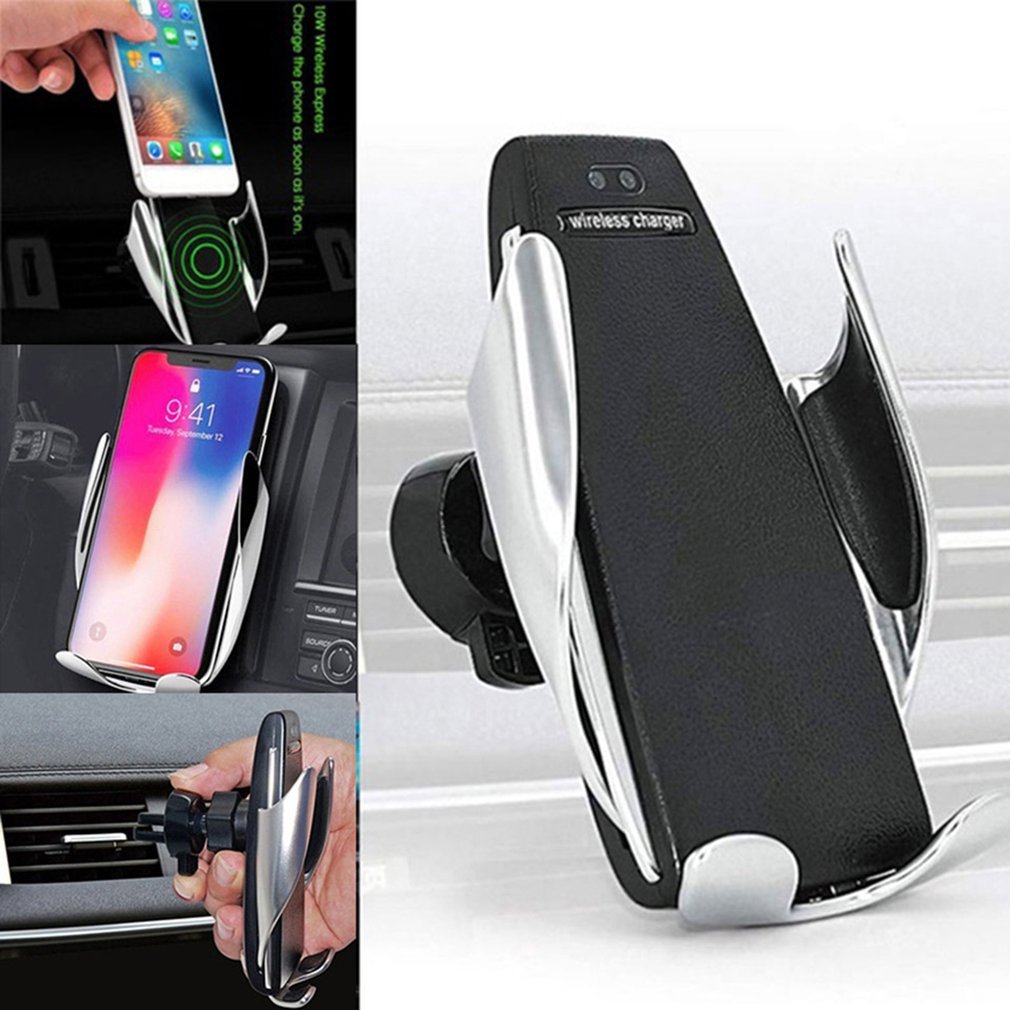 10W Car Wireless Charger & Phone Holder S5 - Mobyflex