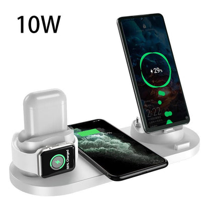 6-in-1 Wireless Charger for iPhone & Devices - Mobyflex