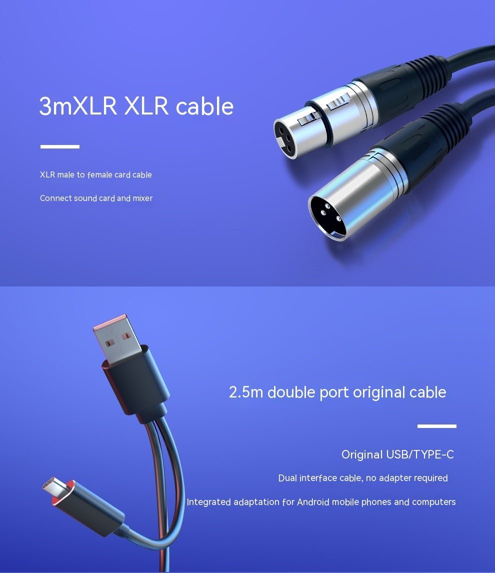 Dynamic Noise Reduction Multifunctional Microphone - Mobyflex