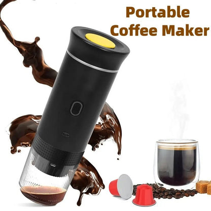 Portable 3-in-1 Espresso Maker – USB Charging - Mobyflex