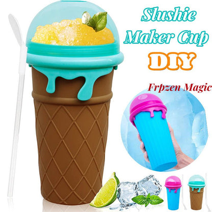 500ml Quick-Freeze Slushy Maker Cup – DIY Smoothies & Juices