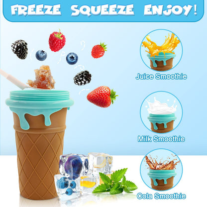 500ml Quick-Freeze Slushy Maker Cup – DIY Smoothies & Juices